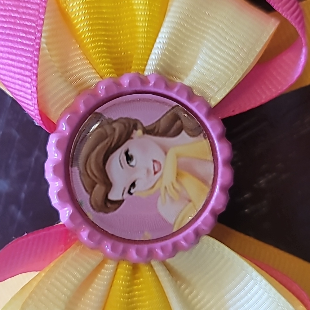 Princess Belle Hair Bows